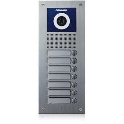 COMMAX DRC-7UC/410 Блок вызова видеодомофона, 540ТВЛ, PAL, на 7 абонента, подключение к монторам серии CDV, 130х315х50мм