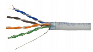 Кабель UTP 5E 4x2xAWG24 нг(А) - HF, 500м, медь, Eletec