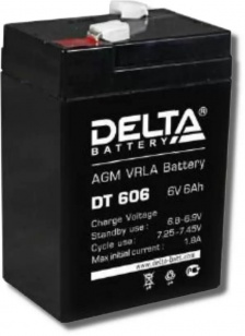 Аккумулятор DT606, 6В, 6А/ч