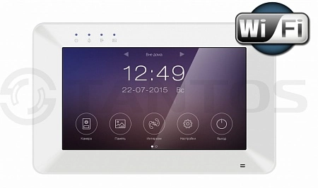 Tantos Rocky Wi-Fi (White) Монитор цветного видеодомофона, 7&quot;