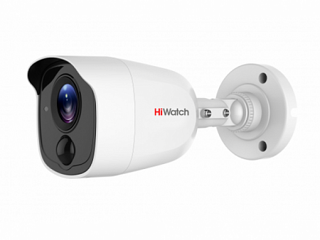 HiWatch DS-T510 (2.8) 5Mp Уличная цилиндрическая HD-TVI видеокамера, 1/2.5'' CMOS, 85.5°; 2592x1944@20к/с, 2560x1440@25к/с, ИК-фильтр, 0.01лк @F1.2, OSD, DWDR, DNR, BLC, Smart ИК, PIR, DC 12В±25%, 4.5Вт, IP67, -40 до +60°С