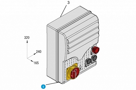 CAME ЗИП 119RIR215 Кнопки S4340