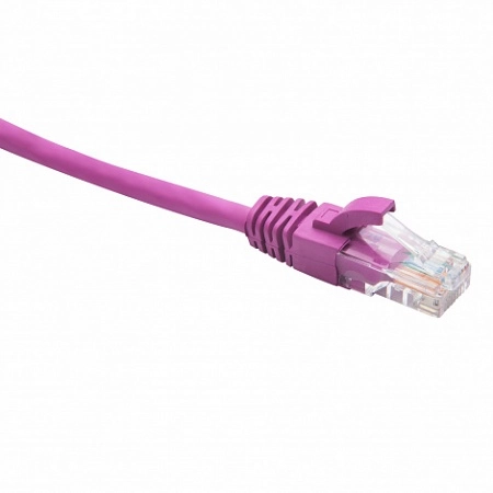 RJ45-RJ45 U/UTP Cat.5e LSZH нг(А)-HF (DR-181711), Патч-корд (коммутационный шнур), 3м, маджента